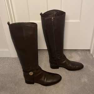 Tory Burch Leather Riding Boots Size 7